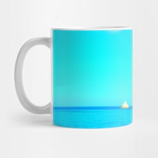 Scenery with Mount Conero, Scoglio della Vela, Adriatic Sea Mug